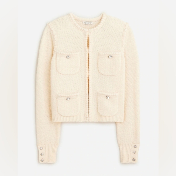 J. Crew Sweaters - Odette sweater lady jacket with jewel buttons